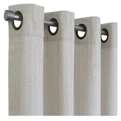 ILLUSIONS - Set de cortinas 8 piezas (2 paños + 2 velos + 4 amarres) Ivory Márfil