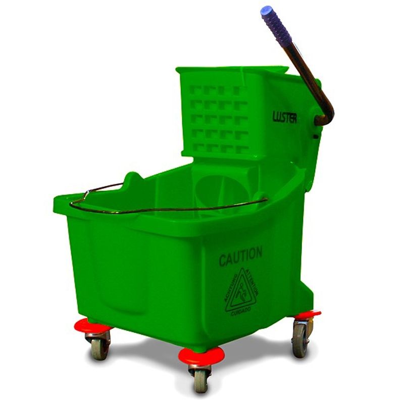 GENERICO - Carro Estrujador De Aseo Mopa 36 Litros - Verde