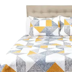 CHANTILLY - Cubrecama Microfibra Estampado Texturas 2 Plazas
