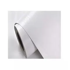 GENERICO - Papel Mural Texturizado Autoadhesivo Rollo 10mt X 60cm Madera Blanca.
