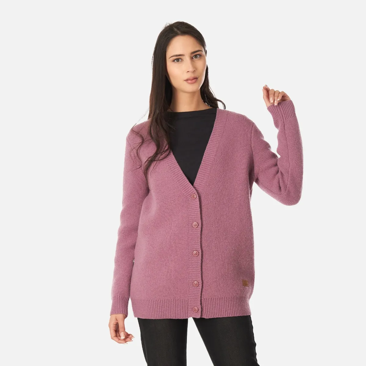 HAKA HONU - Chaleco Mujer Quilin Negro Haka Honu