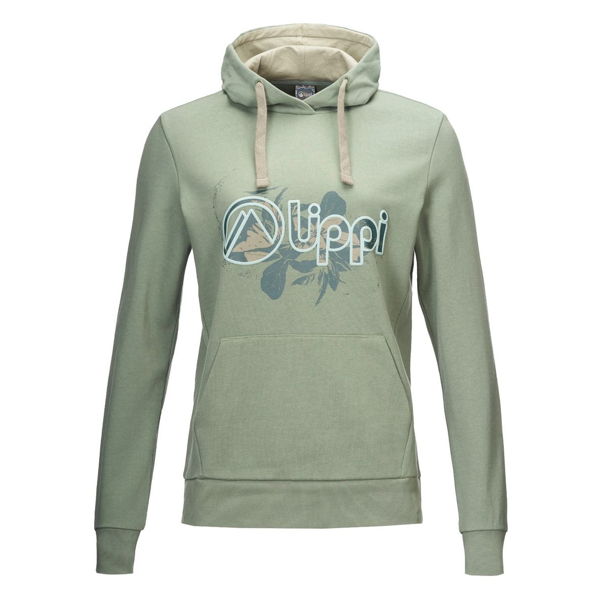 LIPPI - Poleron Mujer Insigne Hoody Sweatshirt Verde Grisaseo Lippi