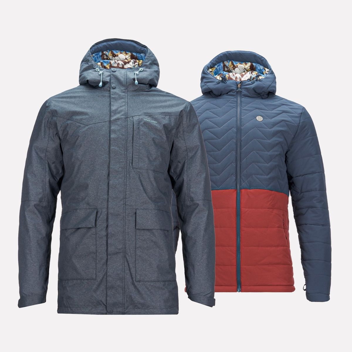 HAKA HONU - Chaqueta Hombre Perro Guapo Vino Haka Honu