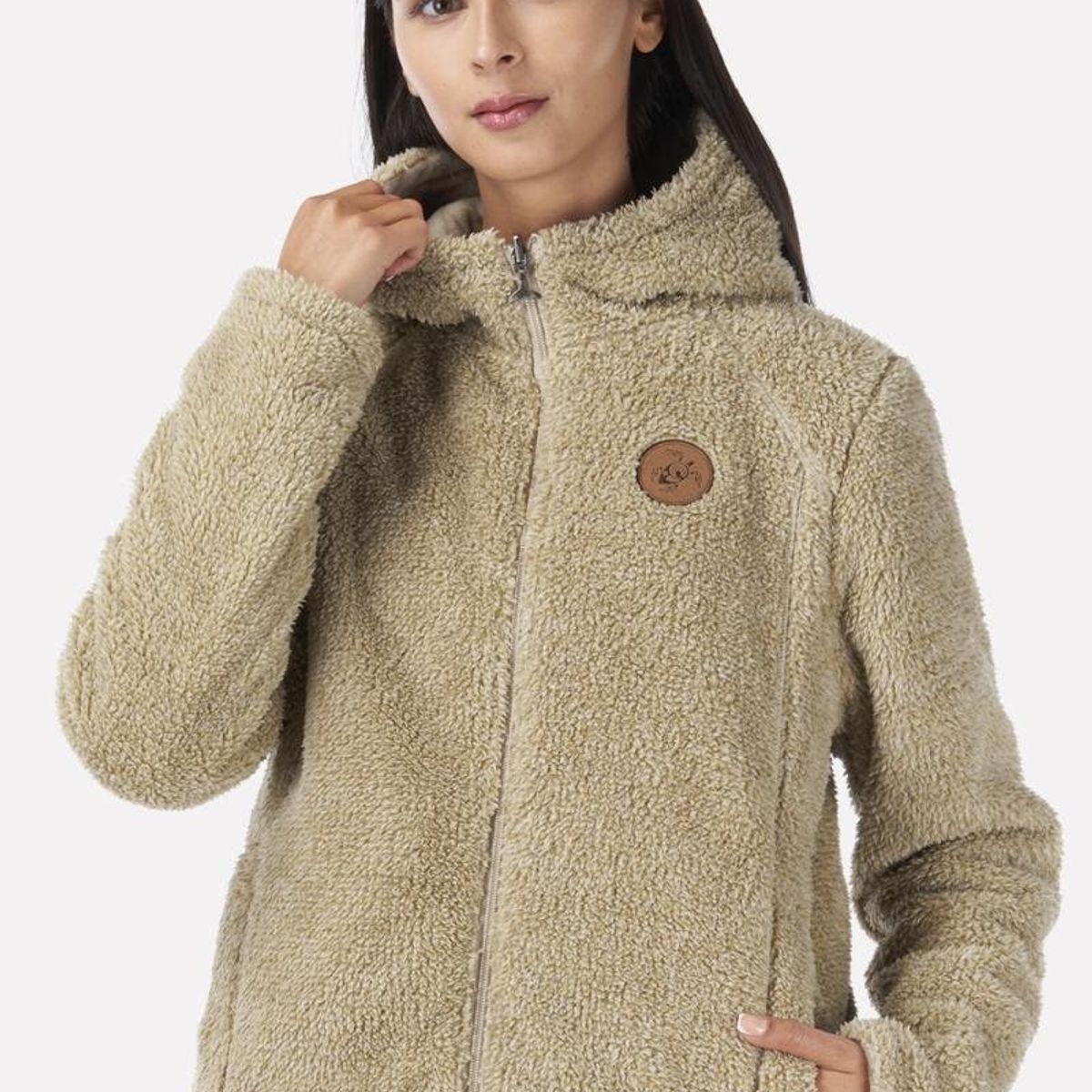 HAKA HONU - Chaqueta Mujer Bi-polar Crudo Haka Honu