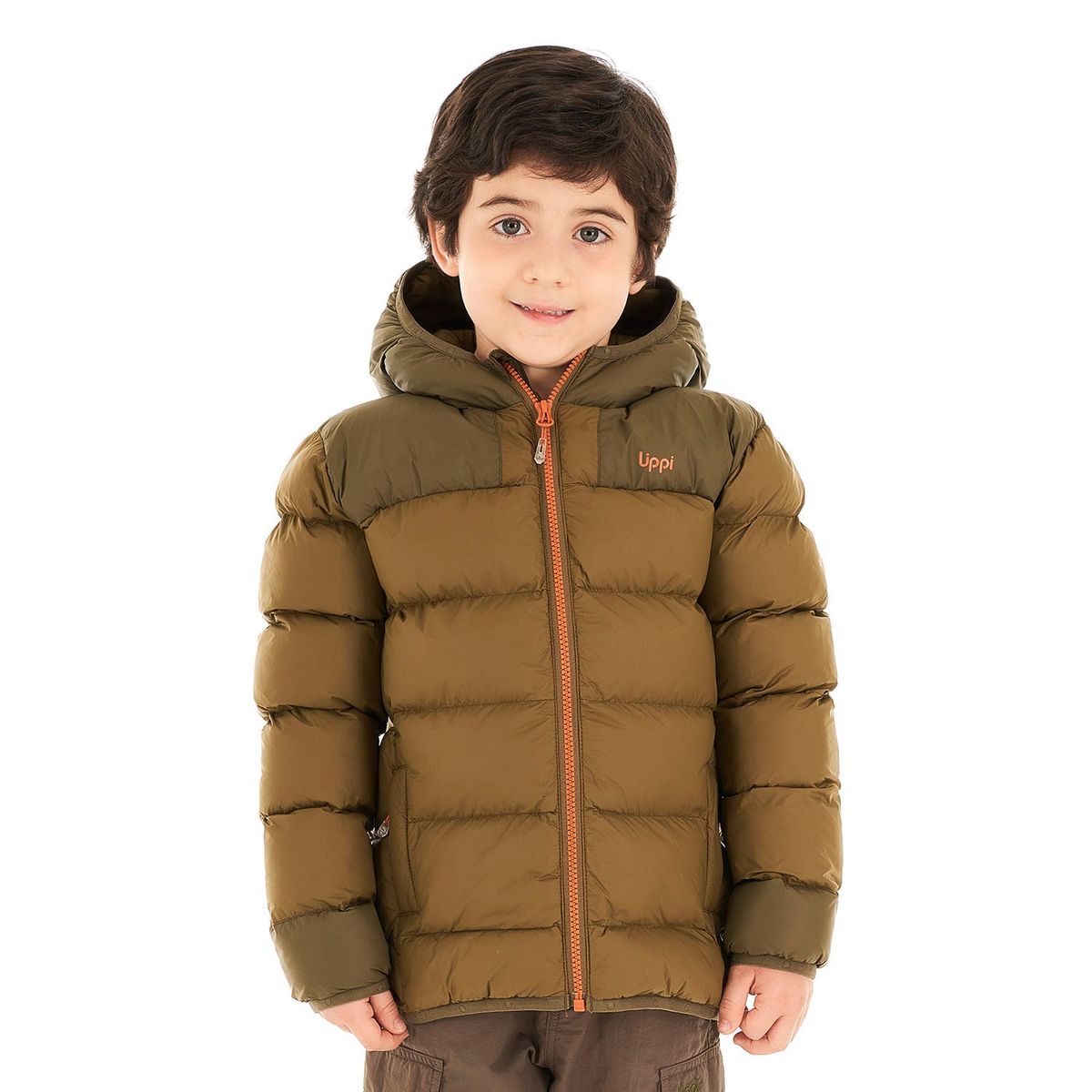 LIPPI - Chaqueta Niño All Winter Steam-Pro Hoody Jacket Oliva Oscuro Lippi