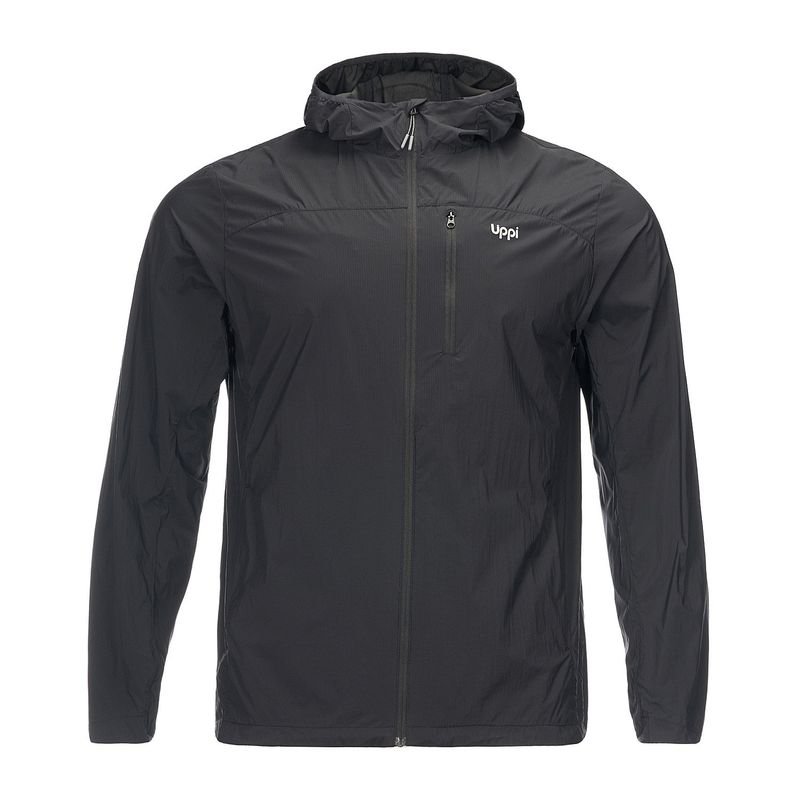 LIPPI - Chaqueta Hombre Spry WindBreaker Hoody Jacket Negro Lippi