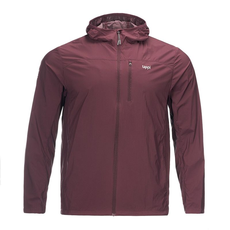 LIPPI - Chaqueta Hombre Spry WindBreaker Hoody Jacket Vino Lippi