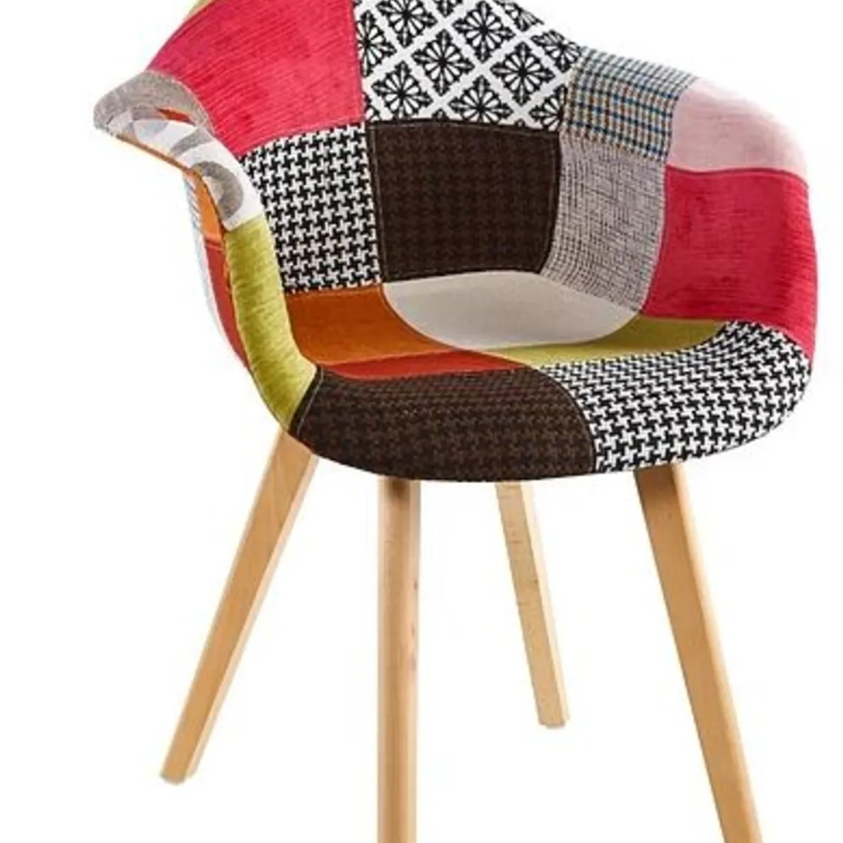 CORI CORI - Butaca Patchwork Wood Multicolor