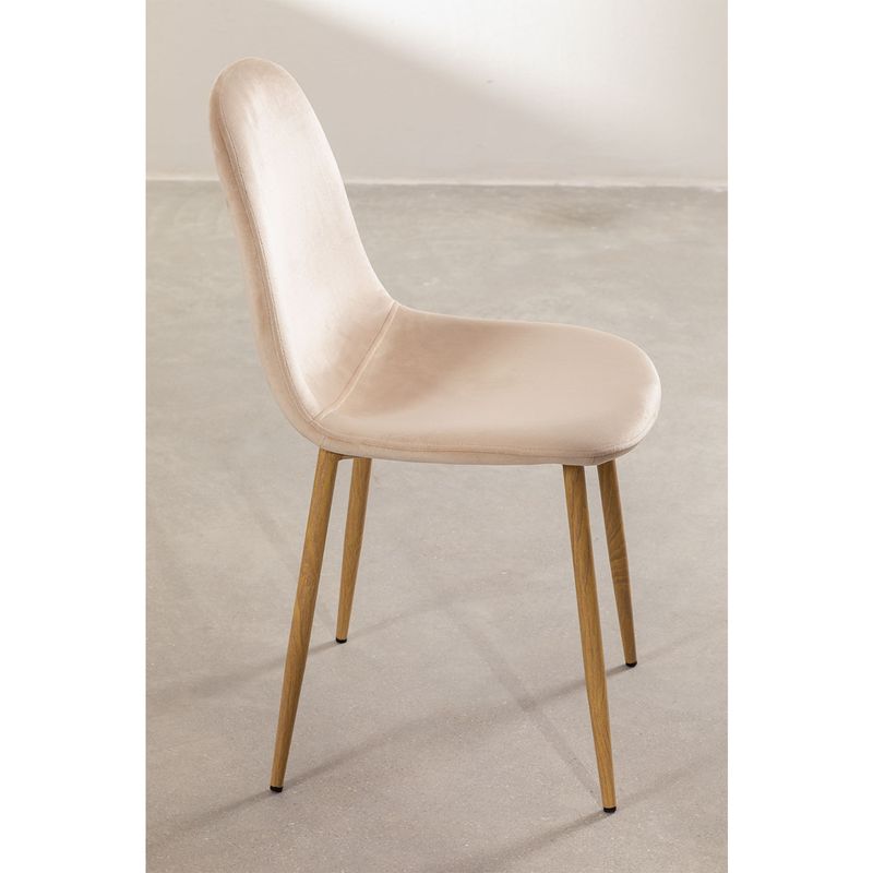 CORI CORI - Silla Roca Terciopelo BEIGE