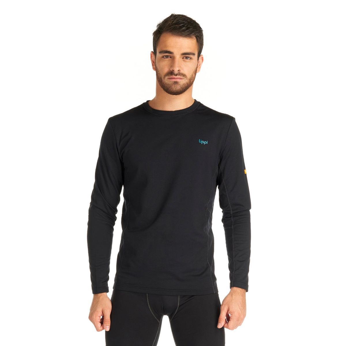 LIPPI - Primera Capa Hombre Skintec 2000 Warm Top Negro Lippi