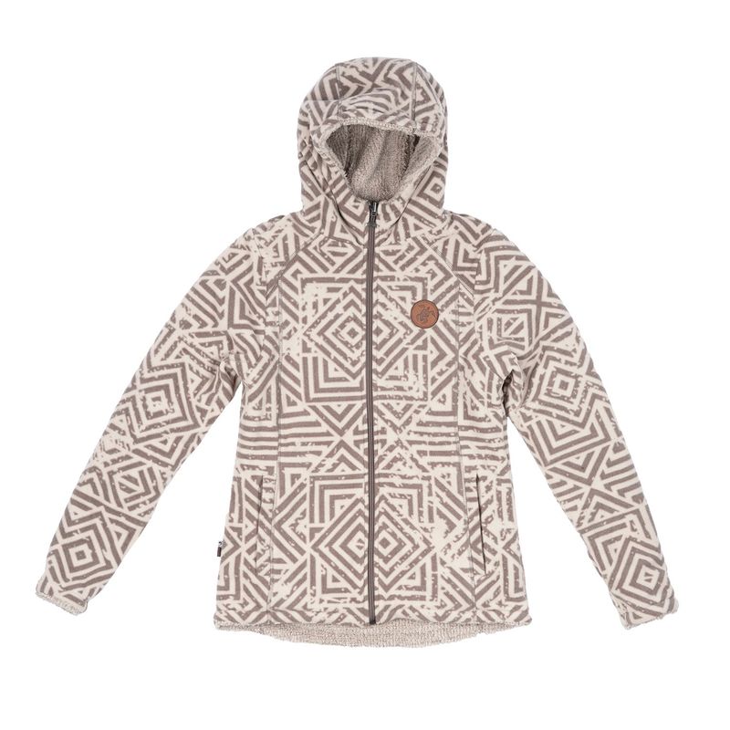 HAKA HONU - Chaqueta Mujer Bi-polar Verde Haka Honu