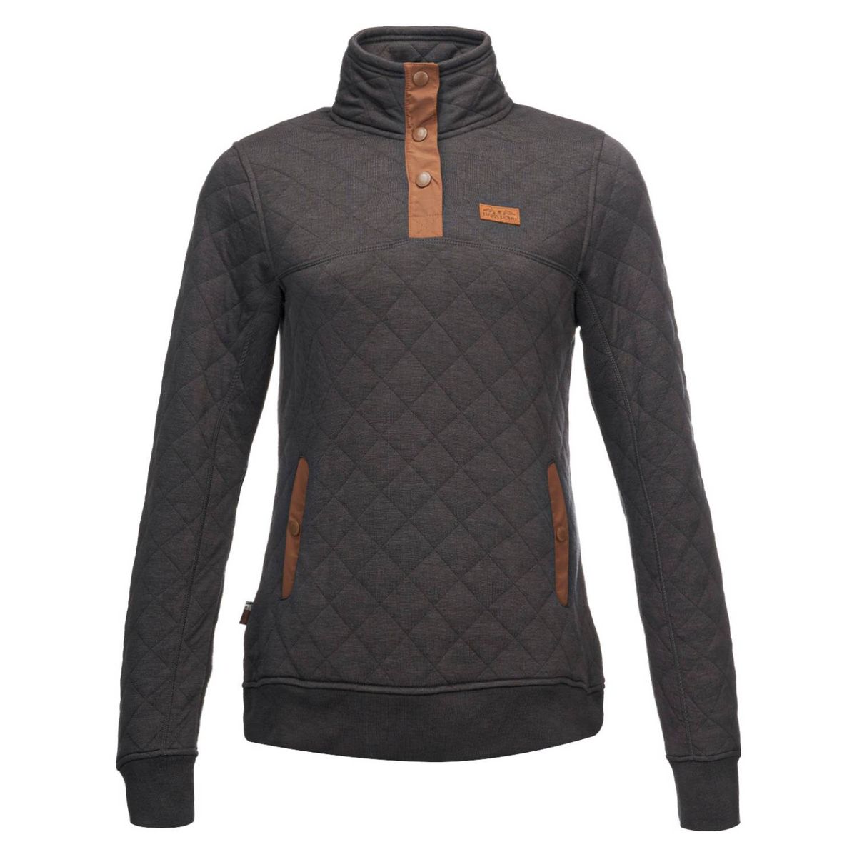 HAKA HONU - Polerones Mujer Tokerau insulado Negro Haka Honu