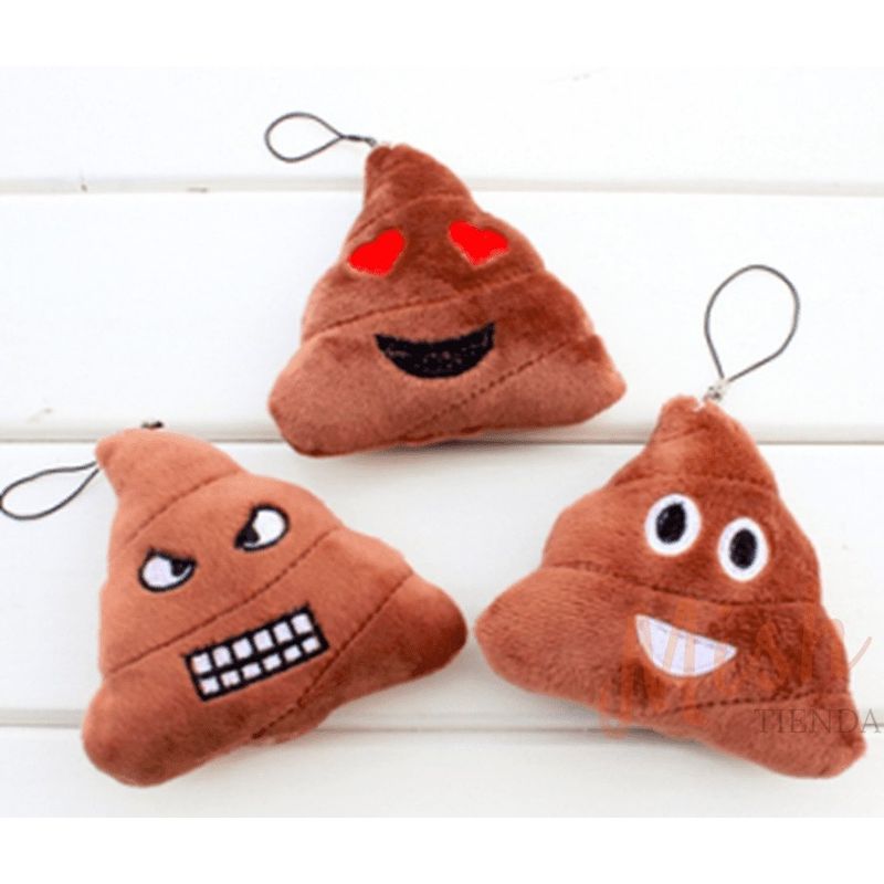 GENERICO - Peluches de Emoji Poop 18,5 cm