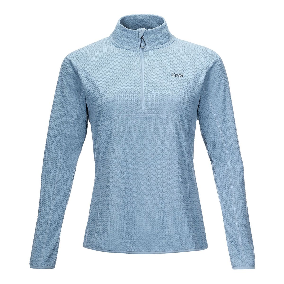 LIPPI - Poleron Mujer Jacaranda Nano-F 14 Zip Celeste Lippi