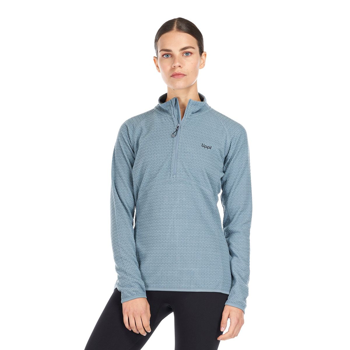 LIPPI - Poleron Mujer Jacaranda Nano-F 14 Zip Celeste Lippi