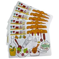 Set de Individuales Decorativo Gourmet 6 Piezas