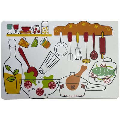 Imagen 2 del producto Set de Individuales Decorativo Gourmet 6 Piezas