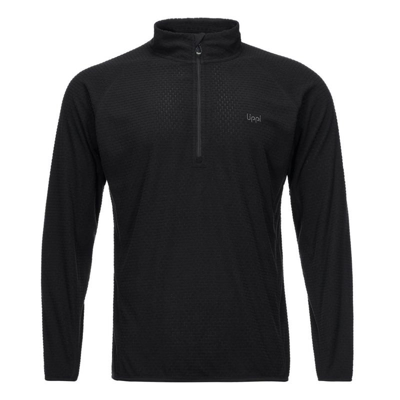 LIPPI - Poleron Hombre Jacaranda Nano-F 14 Zip Grafito Lippi