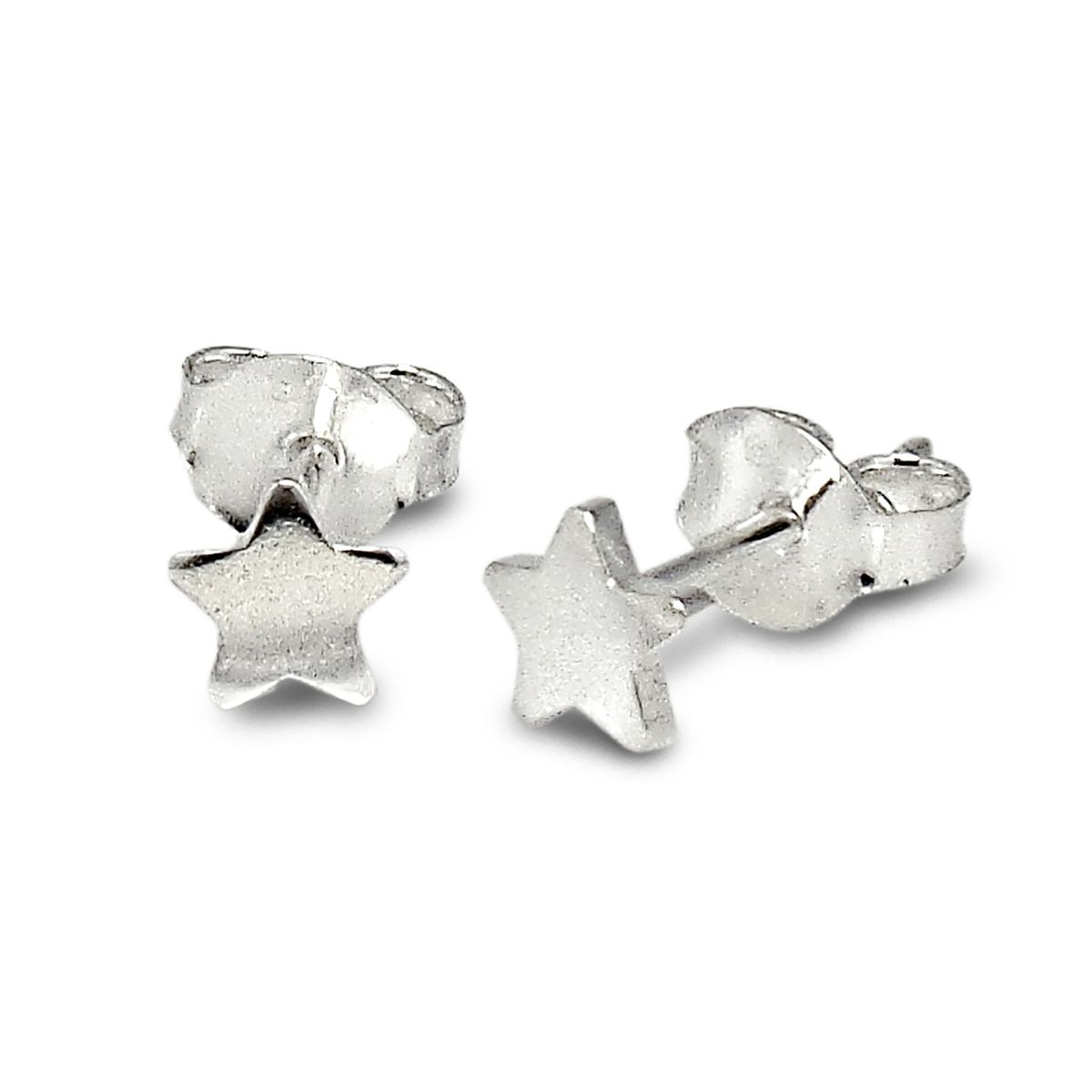 ANDREA COGGIOLA JOYAS - Aros Estrella Mini 4mm Plata Fina 925