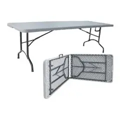 TODODESCUENTO - Mesa Plegable Maleta 180cm Arma Fácil Camping