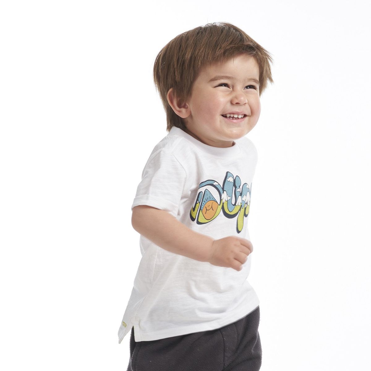 LIPPI - Polera Baby Boy Freedom UV-Stop T-Shirt Blanco Lippi