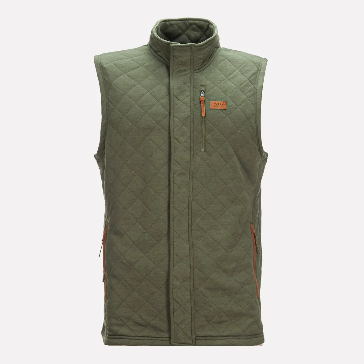 HAKA HONU - Poleron Hombre Vest-ir Verde Militar Haka Honu