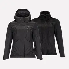 LIPPI - Chaqueta Mujer Tres Cruces Fusion-3 Hoody Jacket Negro