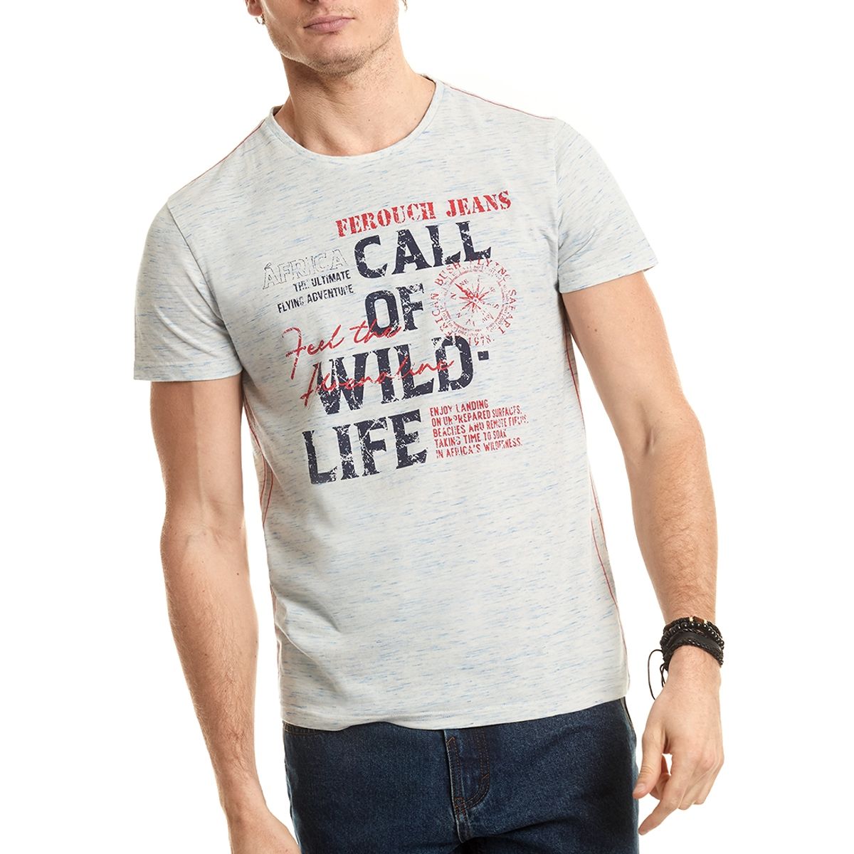 FEROUCH - Polera New Hampshire Azul Ferouch
