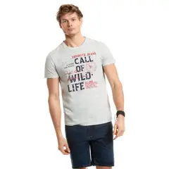 FEROUCH - Polera New Hampshire Azul