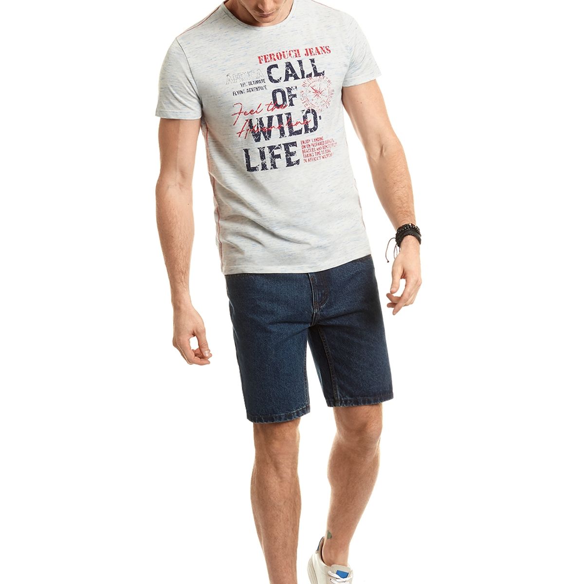 FEROUCH - Polera New Hampshire Azul Ferouch