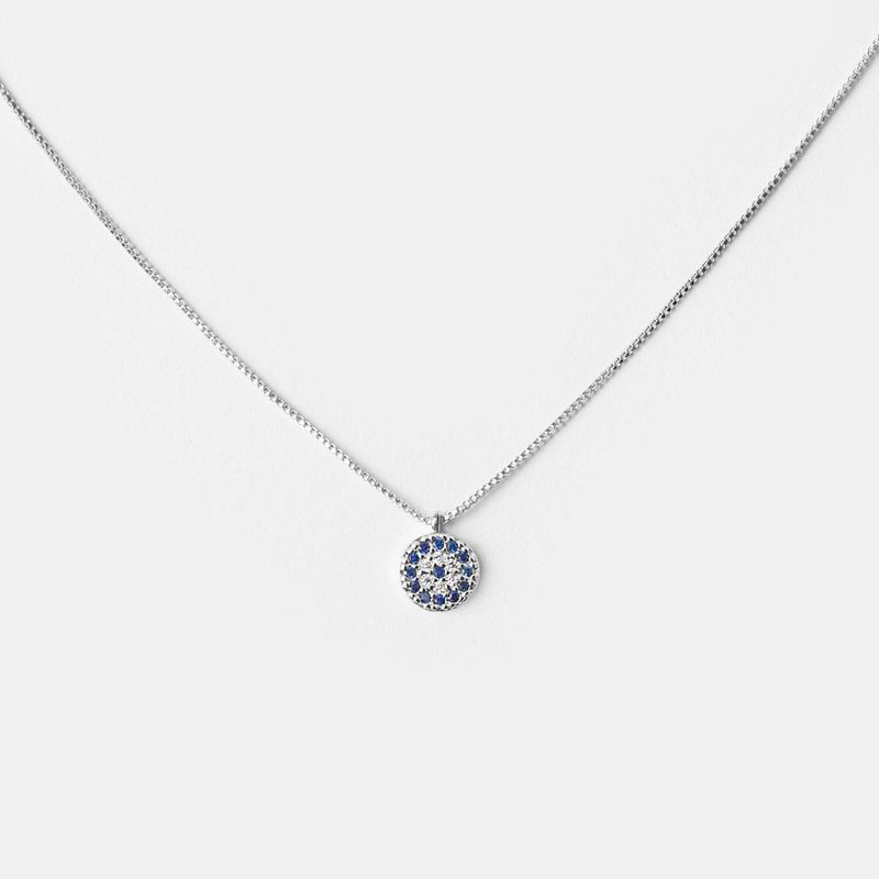PSK JOYAS - Collar mujer platino psk joyas circón Fez