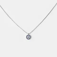 PSK JOYAS - Collar mujer platino circón Fez