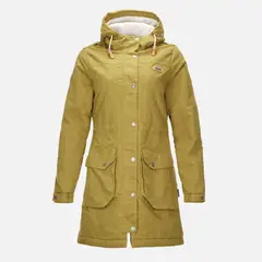 LIPPI - Chaqueta Mujer Peumo Canvas Hoody Jacket Cafe Pardo