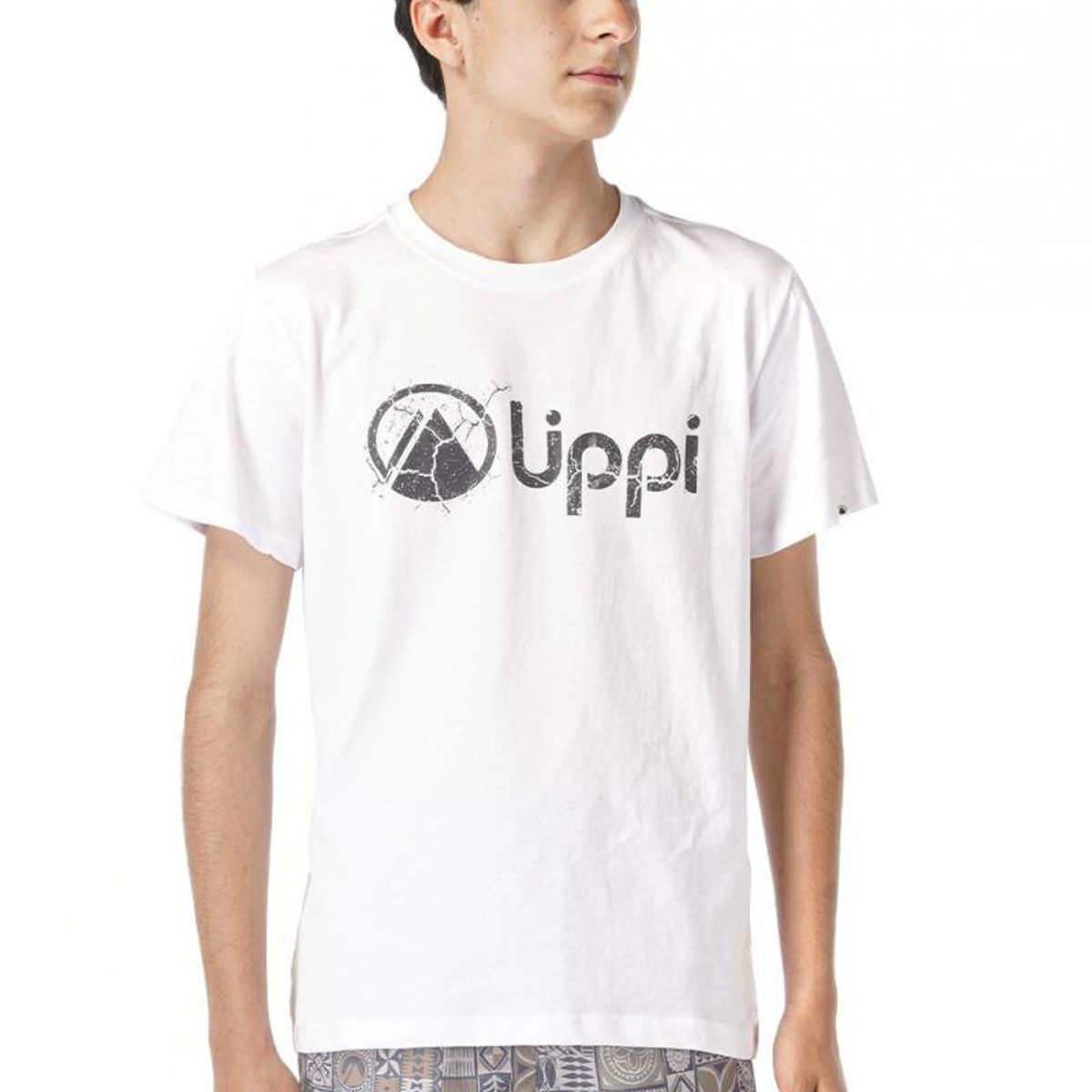LIPPI - Polera Teen Boy Logo Lippi UV-Stop T-Shirt Azul Lippi