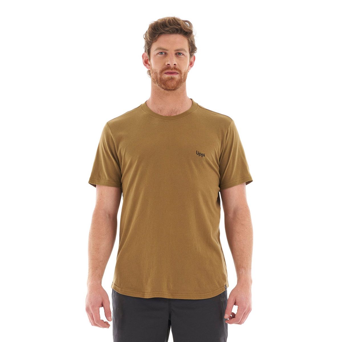 LIPPI - Polera Hombre Road Trip UV-Stop T-Shirt Azul Piedra Lippi