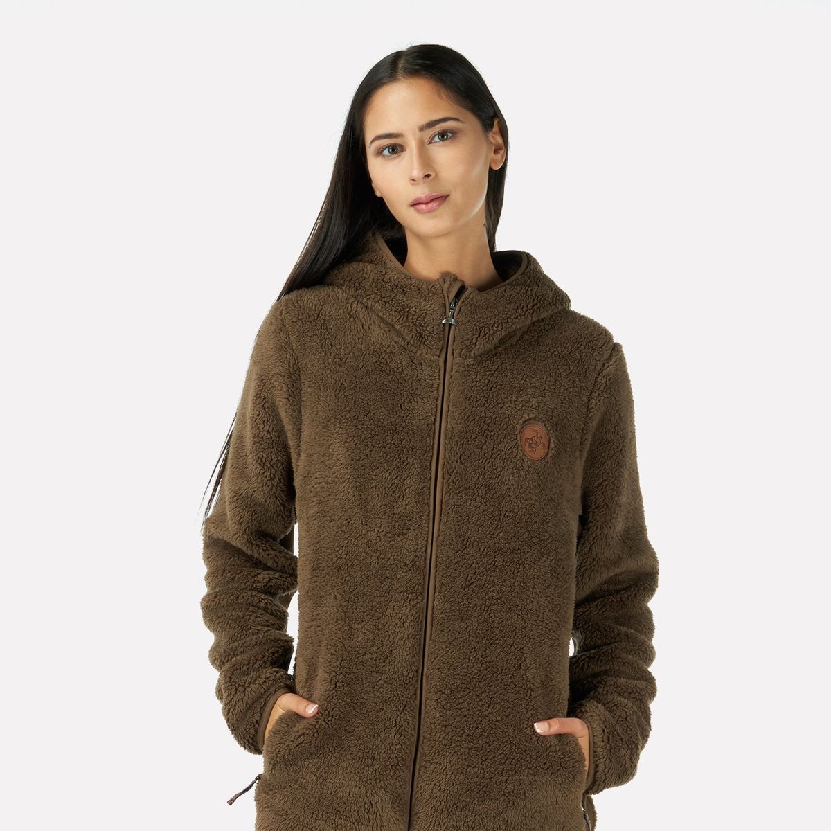 HAKA HONU - Chaqueta Mujer Calur-oso Beige Haka Honu