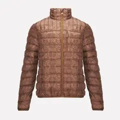 HAKA HONU - Chaqueta Hombre Ultraliviana Print Café