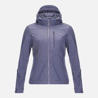 Chaqueta Mujer Macaya Softshell Hoody Jacket Melange Azul Lavanda