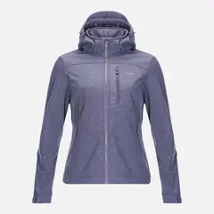 LIPPI - Chaqueta Mujer Macaya Softshell Hoody Jacket Melange Azul Lavanda