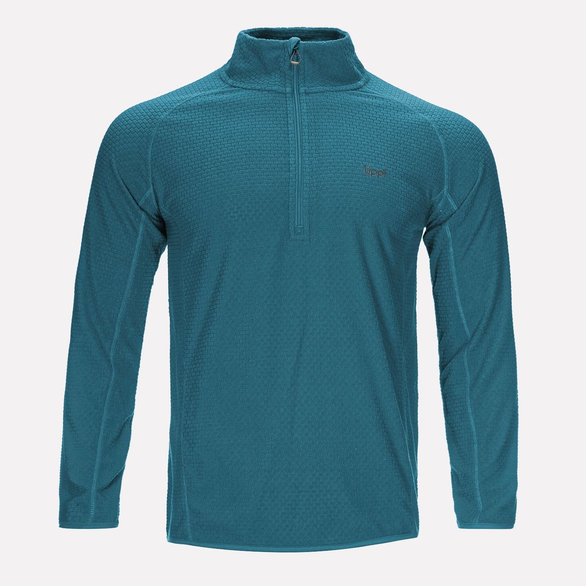 LIPPI - Poleron Hombre Jacaranda Nano-F 14 Zip Print Verde Musgo Lippi