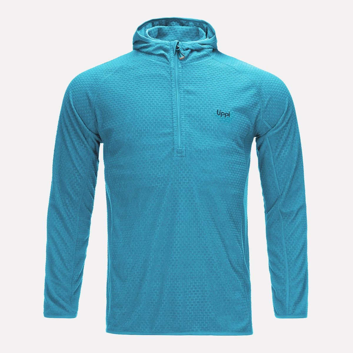 LIPPI - Poleron Hombre Jacaranda Nano-F 14 Zip Hoody Vino Lippi