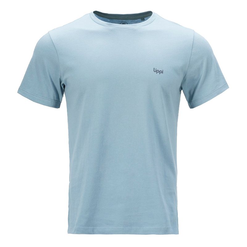 LIPPI - Polera Hombre Crew Organic T-Shirt Negro Lippi