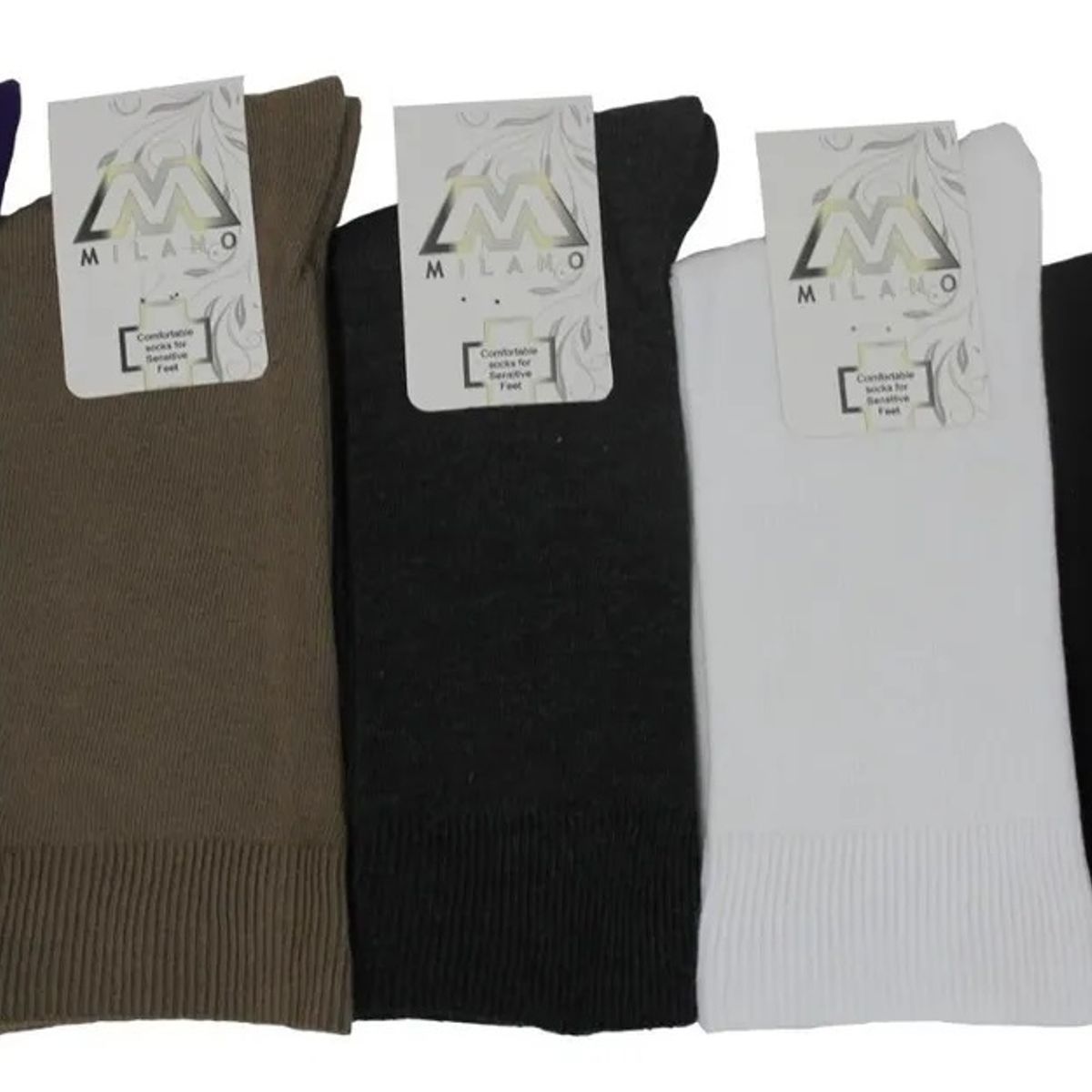 GARSIL - 12 Calcetines De Circulación De Algodon Mujer Sin Costuras Diabeticos