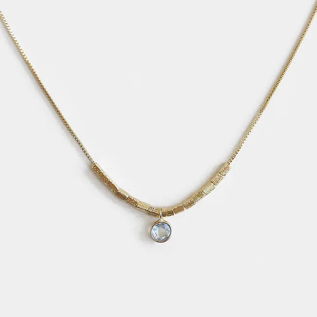 PSK JOYAS - Collar mujer enchape oro 18kt agua psk joyas simone