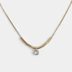 PSK JOYAS - Collar mujer enchape oro 18kt agua simone