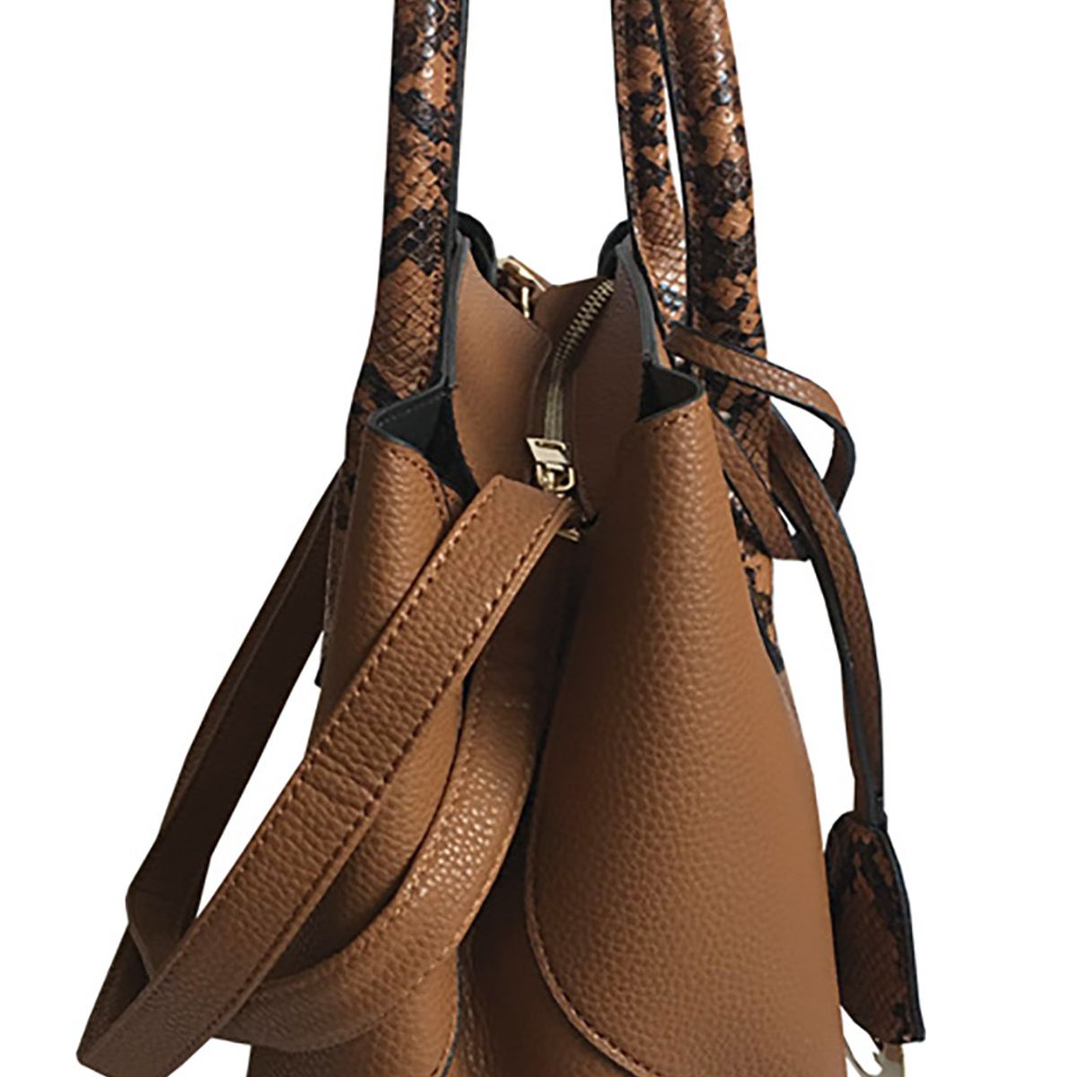 TODOPIEL - Cartera Ecocuero Mujer Café Todopiel