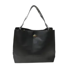 TODOPIEL - Cartera Ecocuero Mujer Negro