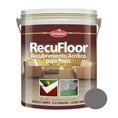 SINTEPLAST - Pintura para Pisos alto tránsito Gris 4 LT