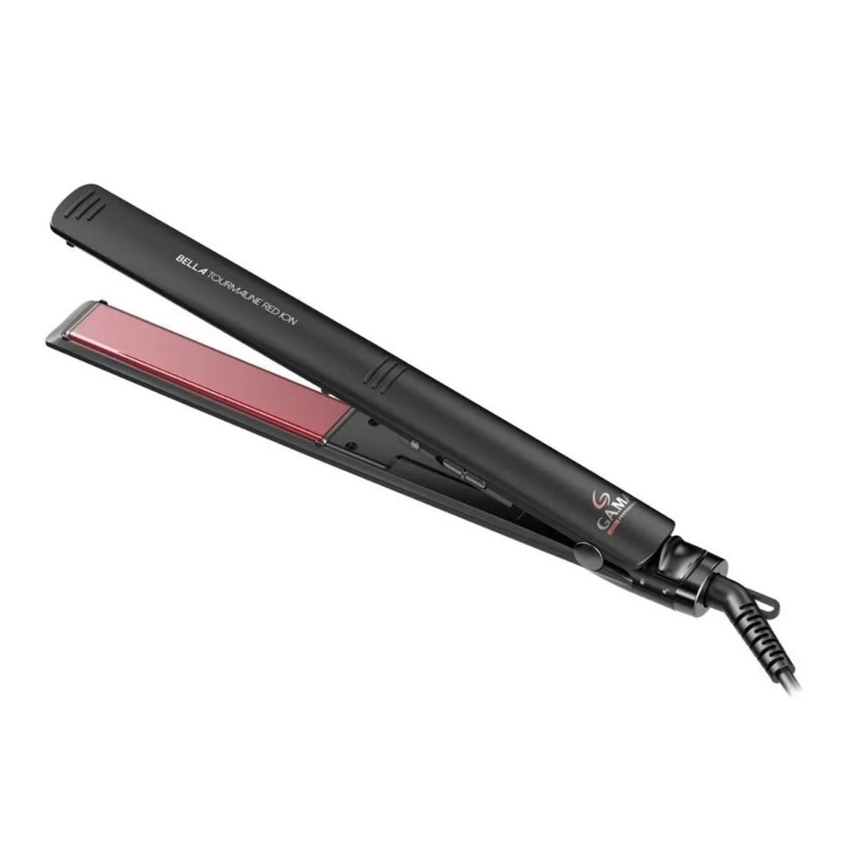 GAMA - Plancha Alisadora Elegance Gama Bella Tourmaline Red Ion Ultra Slim