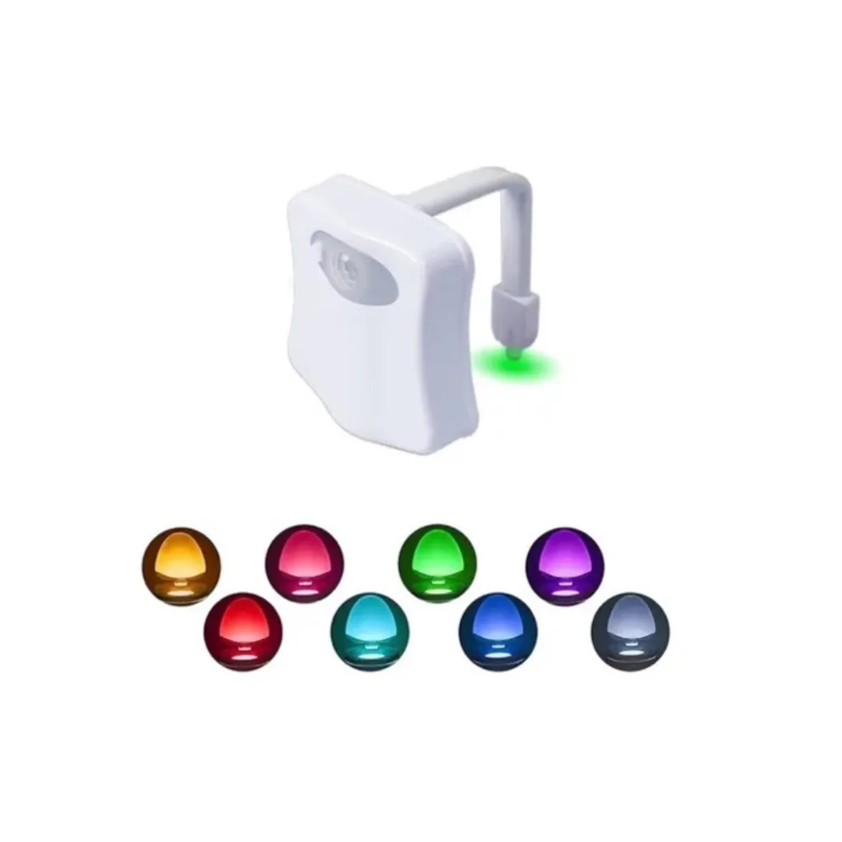 OFERTABKN - Luz Led Para Inodoro Wc Baño Con Sensor Movimiento 8 Colores